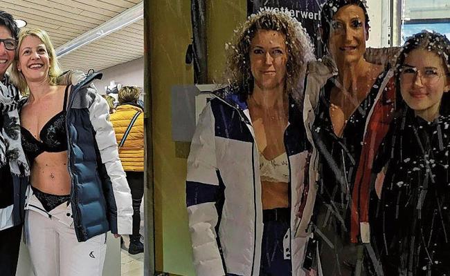 Night-Shopping – Dessous im Schnee