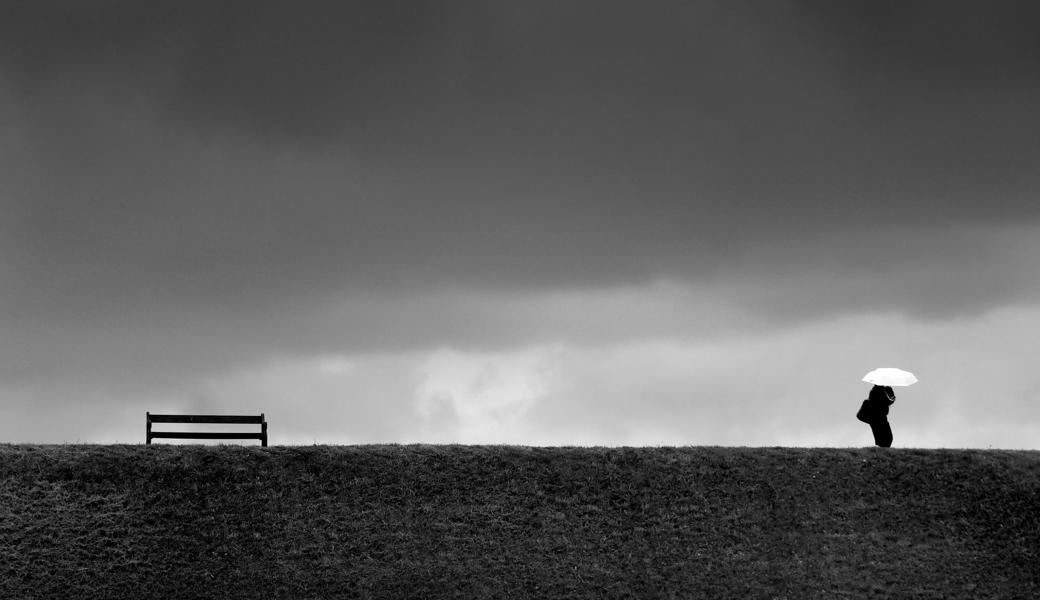 Regenstimmung beim Kastell von Kopenhagen.
