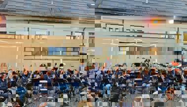 Jung und Alt musizierten gemeinsam bei der Herbstserenade