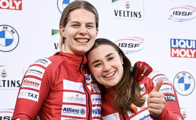 Julie Leuenberger startete in erster Bobsaison an den Elite-Weltmeisterschaften