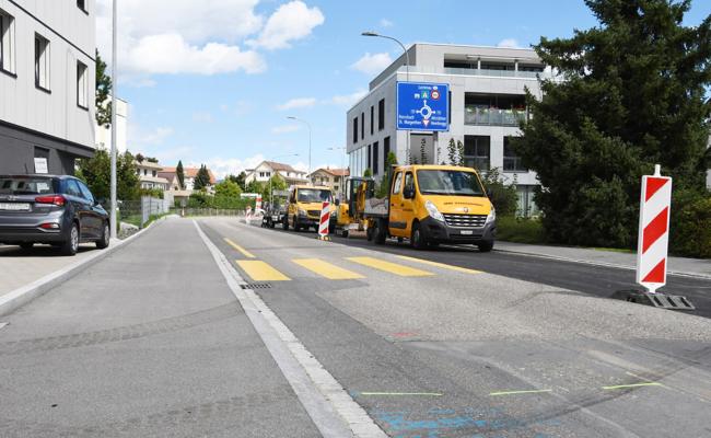 Die Verkehrsinsel kommt trotz Sanierung erst in einem Jahr