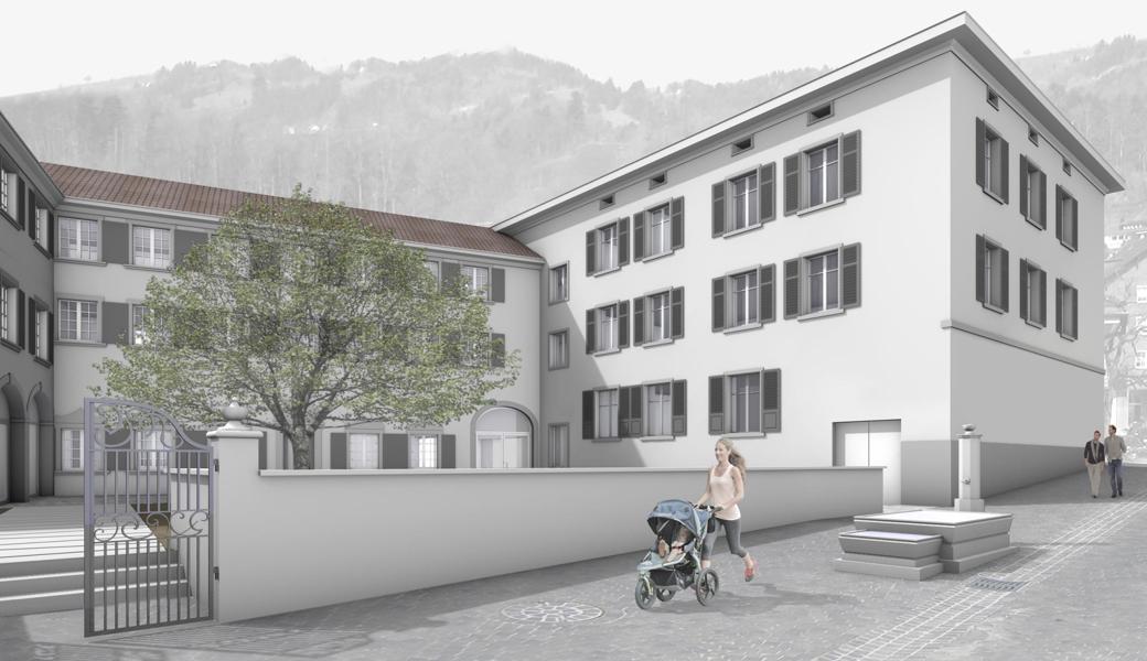 So soll das "Haus für Geschichte und Kultur" nach dem Umbau aussehen.