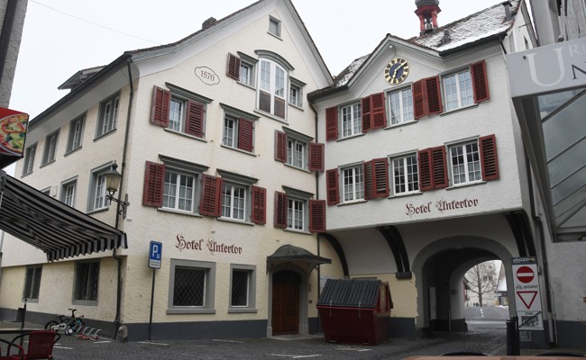 Aus für das Hotel Untertor: Der Betrieb wird nach drei Jahren eingestellt werden - per sofort