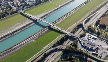 Die Rheinbrücke Au - Lustenau wird jetzt mittels Sensoren überwacht