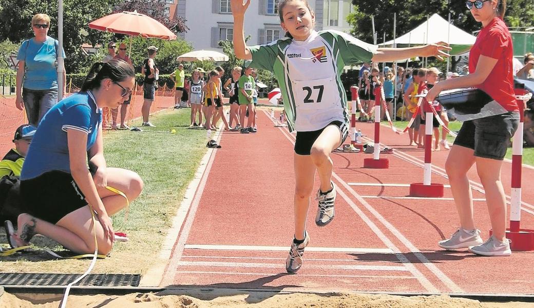 Die besten Nachwuchs-Leichtathleten des Kantons messen sich am Sonntag in Balgach.