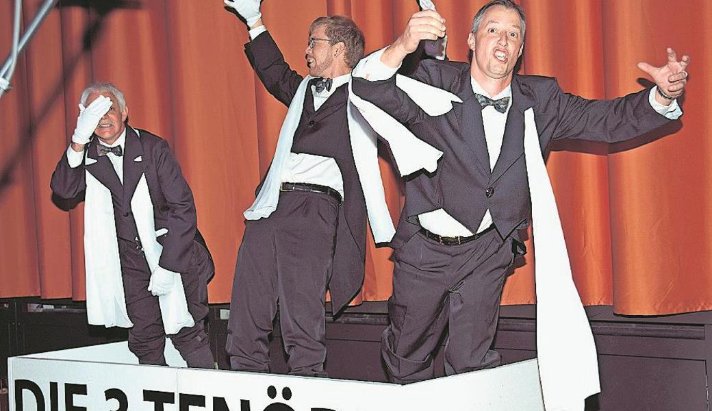 Der Männerchor Rüthi unter der Leitung von Dirigent Lukas Breuss unterhielt das Publikum bestens.