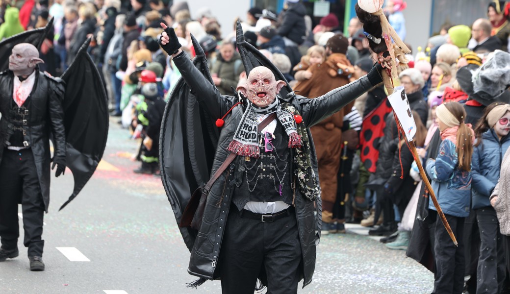 Fasnachtsumzug: In Rhynegg war buchstäblich der Teufel los