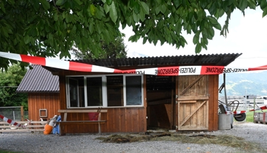 Brand in Stall – Kein Tier zu Schaden gekommen