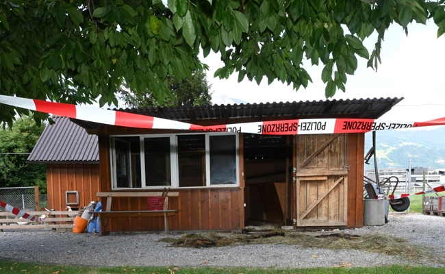 Brand in Stall – Kein Tier zu Schaden gekommen