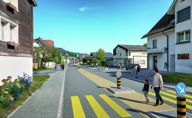 Keine neue Gestaltung  der Staatsstrasse - Kronenplatz nicht betroffen