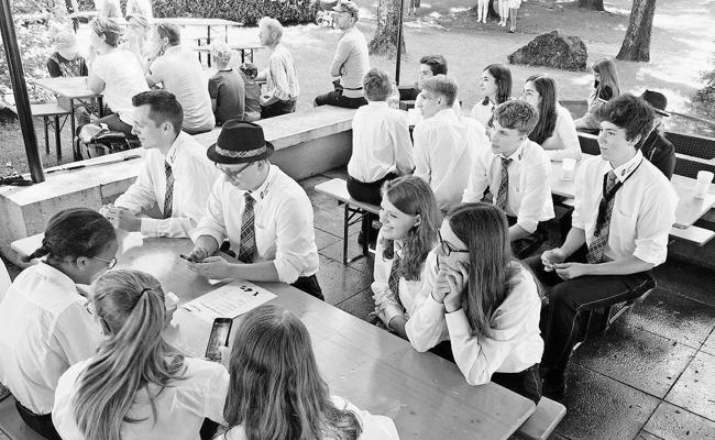 Polizeimusikklänge im Kurpark