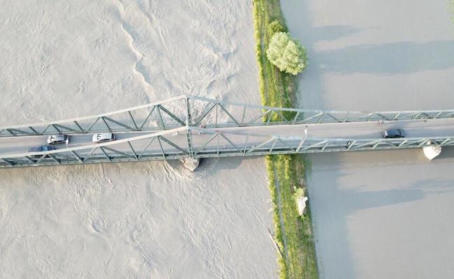 Video: Hochwasser mit der Drohne gefilmt