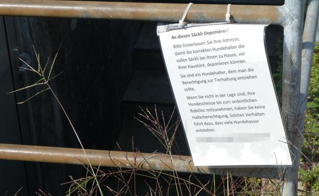 Kampagne gegen "Robidog-Sünder"