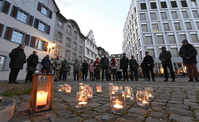 Stilles Hoffen auf Frieden in der Ukraine