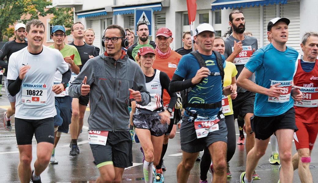 Nach dem Passieren St. Margrethens haben die Sportler zwei Drittel der Strecke geschafft.
