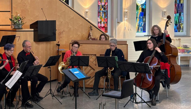Das Ensemble Woody Mix spielte ein Konzert mit beschwingten  Melodien