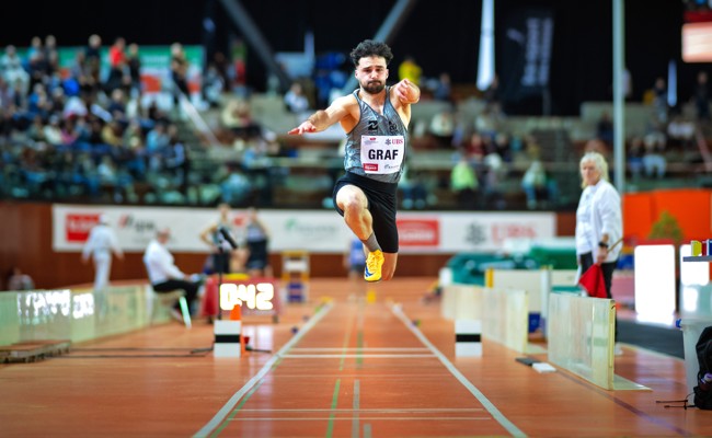 Sandro Graf vom KTV Altstätten krönt sich in St.Gallen zum Schweizer Meister