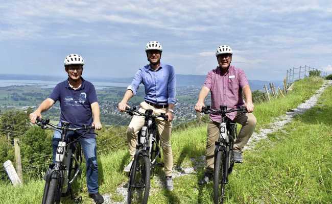 Gemeinde stellt E-Velos zur Verfügung