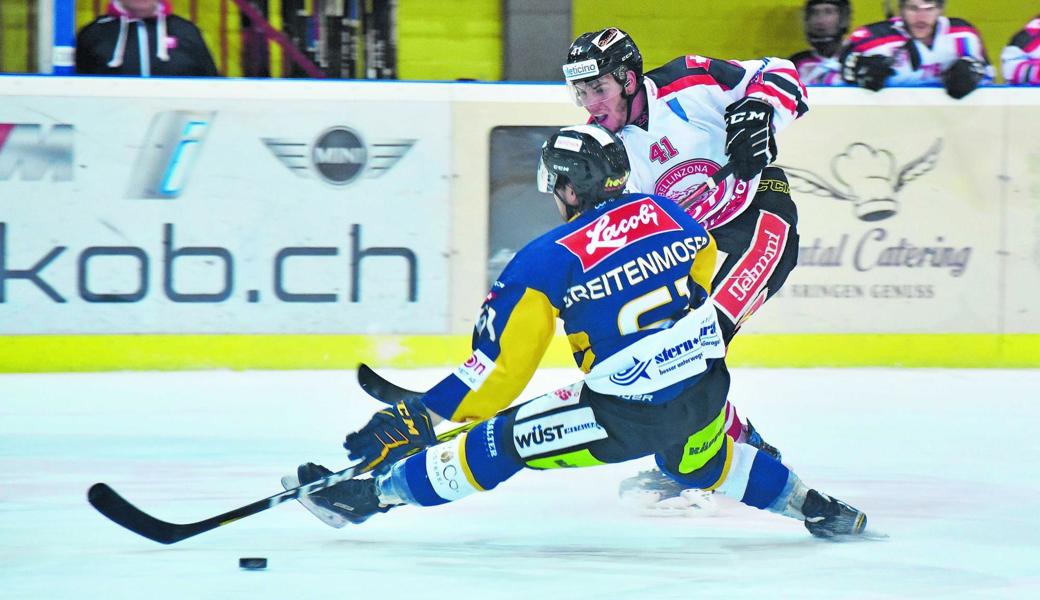 Der SC Rheintal – hier mit Yves Breitenmoser gegen Bellinzona – bot den Zuschauern in Widnau viel Spektakel, aber weniger Erfolgserlebnisse als erhofft. Der SC Rheintal – hier mit Yves Breitenmoser gegen Bellinzona – bot den Zuschauern in Widnau viel Spektakel, aber weniger Erfolgserlebnisse als erhofft.
