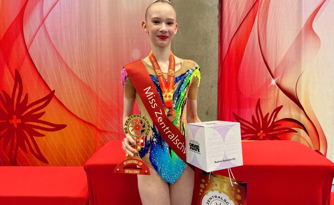 Leni Leufen gewinnt an internationalem Wettkampf in Zug drei Goldmedaillen