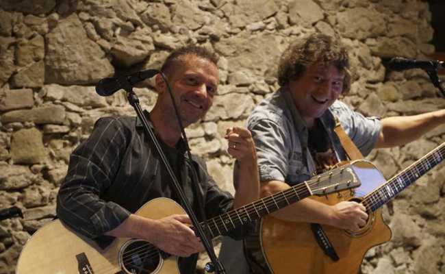 Eine Mischung aus Musik und Lesung im Haus zum Eckstein