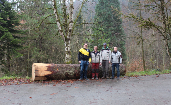 Ein hölzerner Brunnen für gestandene Schwinger