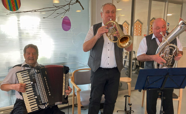 Musikalischer Frühlingstupfer im Geserhus