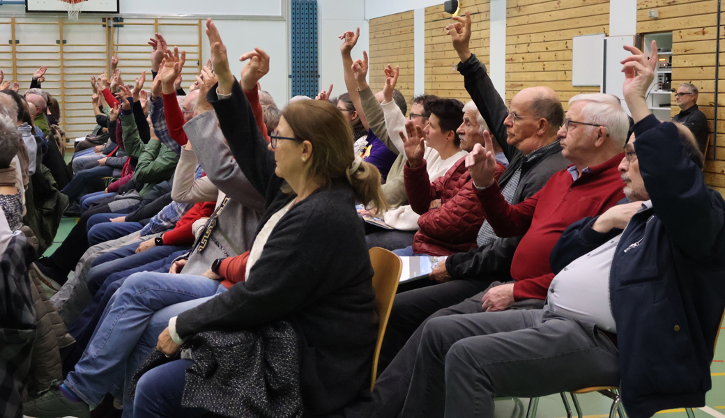 Bürgerversammlung ohne Diskussionen: Marbach sagt dreimal Ja