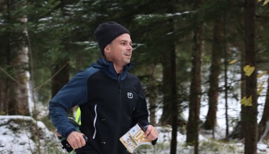 Über 100 Läuferinnen und Läufer trotzten dem ersten Schnee, Kälte und Hunderten Höhenmetern