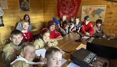 Am Wochenende stand die Pfadi Mittelrheintal in weltweitem Funkkontakt