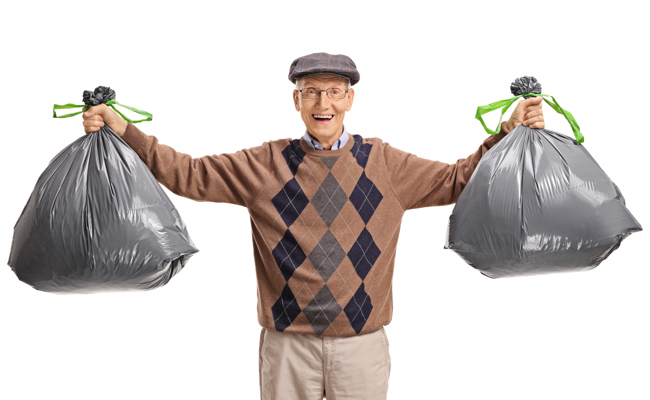 In Au wird der Gang zur Güsel-Sammelstelle für Seniorinnen und Senioren zum Fitnessprogramm