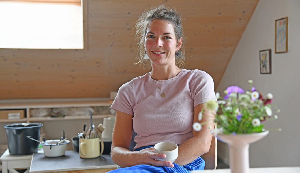 Vom Küchenprofi zur Töpferin:  Jasmine Wettler verbindet Kreativität und Handwerk