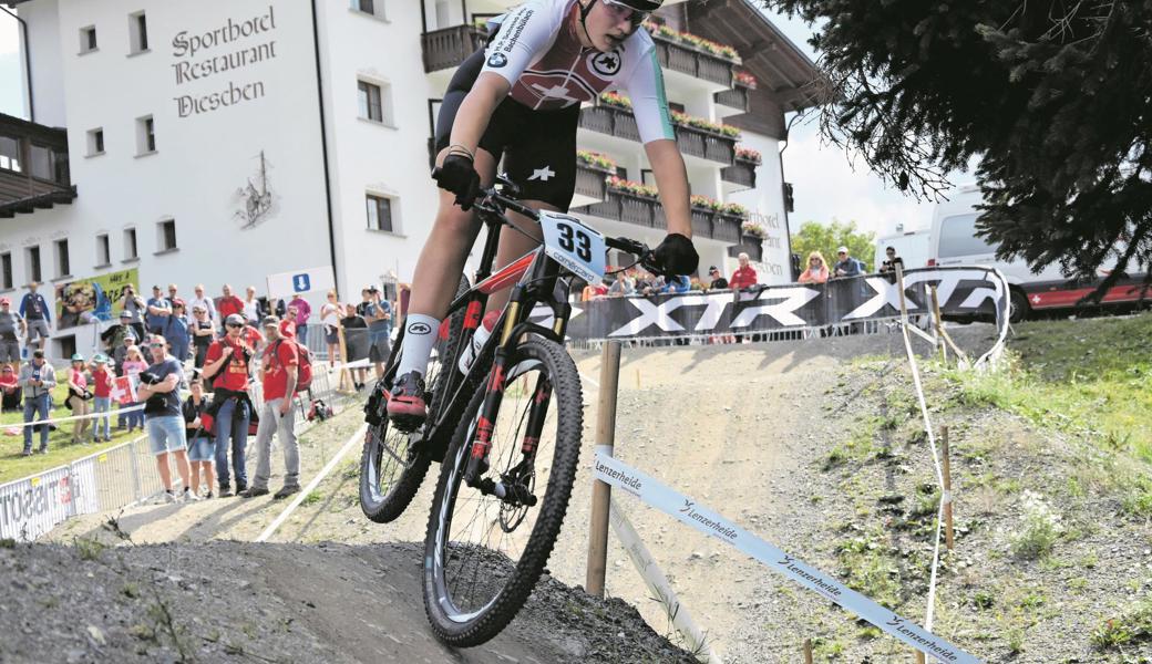 Ronja Blöchlinger fuhr ihr Tempo und hielt damit Rang sechs von der ersten Runde an. 