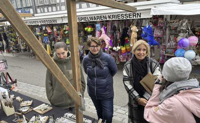 Hier wurde der Markt durchgeführt und dort wurde er abgesagt – aber nicht ganz