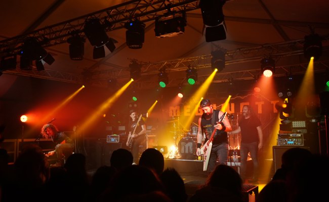Megawatt rockt im Strandbad: Die Bilder vom Konzert