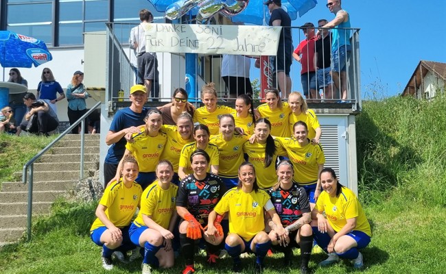 Saisonbestleistung mit 5:0-Sieg beim Abschied von Sonja Kutzer