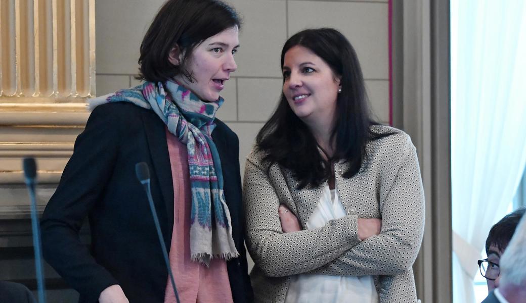 Bettina Surber und Laura Bucher (rechts) werden Co-Fraktionspräsidentinnen der SP und der Grünen Partei im Kantonsrat.