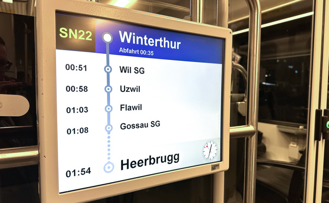 Im Rekordtempo ins Rheintal: Jetzt kommen die Nachtschwärmer so richtig zum Zug