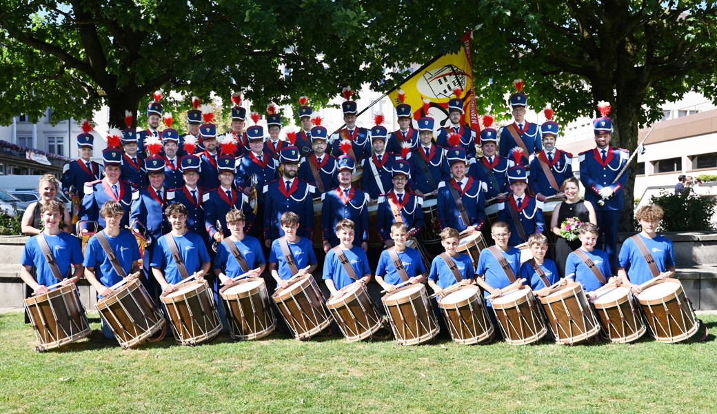 Tambourenverein Lüchingen mit Jungtambouren
