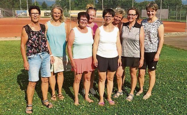 Sieg für das Doppel Heidi Hasler und Hildegard Jokiel