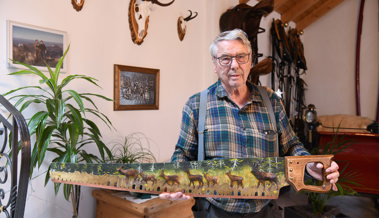 Aus Blech fertigt ein pensionierter Berufsschullehrer Kunst