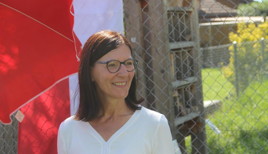 Gemeindepräsidentin Irene Schocher begrüsste die rund 70 Gäste, die zur Feier gekommen waren.