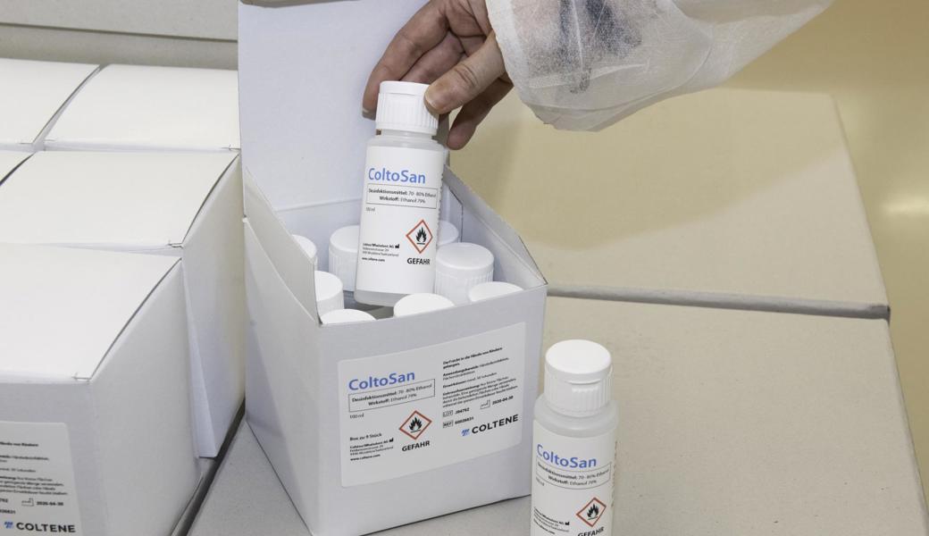 ColtoSan wird von Coltene in Altstätten hergestellt und abgefüllt.