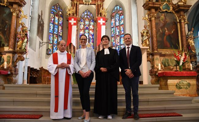 Nachdenklich am 1. August in Berneck