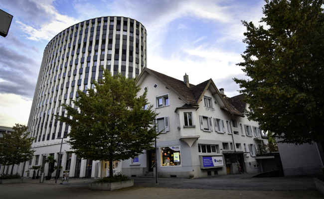 Balkone und viel Grün: Die Ellipse in Heerbrugg soll aufgewertet werden
