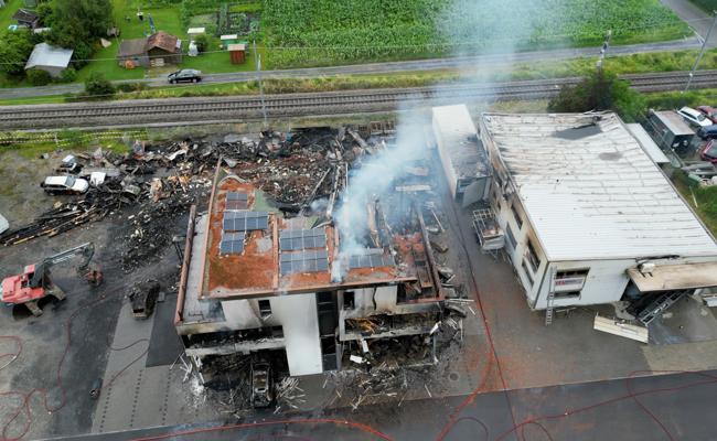 Grossbrand in Rebstein: Das Ausmass der Zerstörung ist massiv