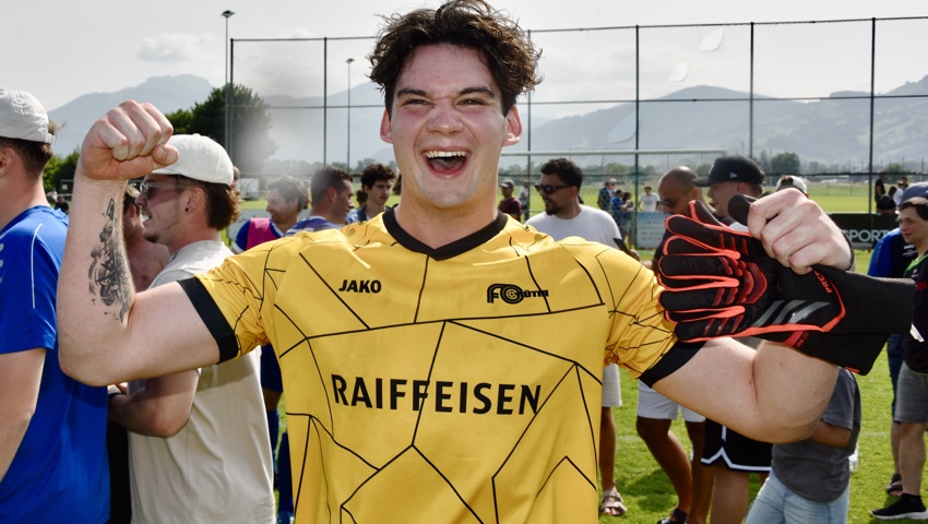 Joris Hallauer, Torhüter des FC Rüthi.