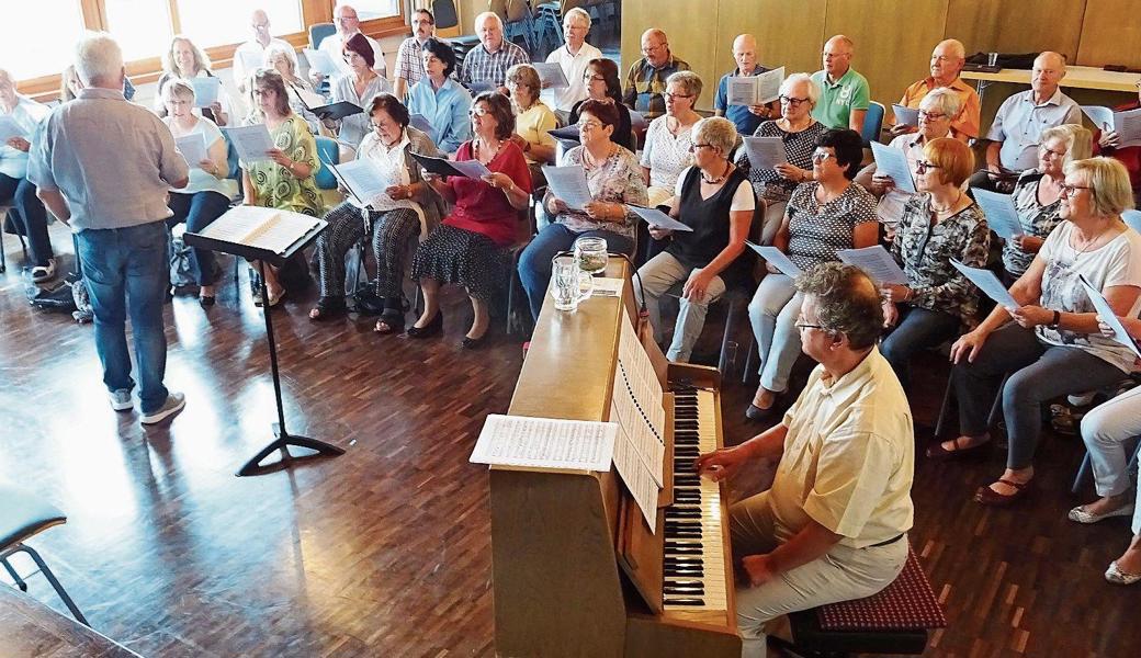 Anfang September bereitete sich der Chor mit einem intensiven Probenwochenende auf das Jubiläumskonzert vor.