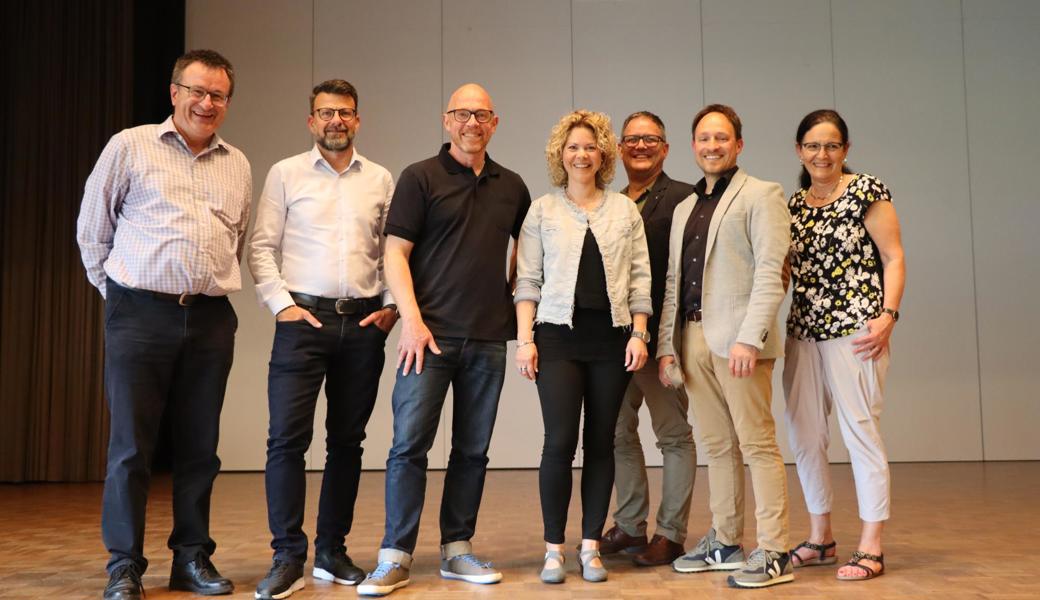 Der neue Vorstand des HEV Unterrheintal: (v. l.) Norbert Kühnis, Christian Häle, Mike Leuenberger, Maria Haas, René Hutter, Alexander Bartl und Edith Schlegel (Revisorin). Es fehlt: Patrick Dürr.