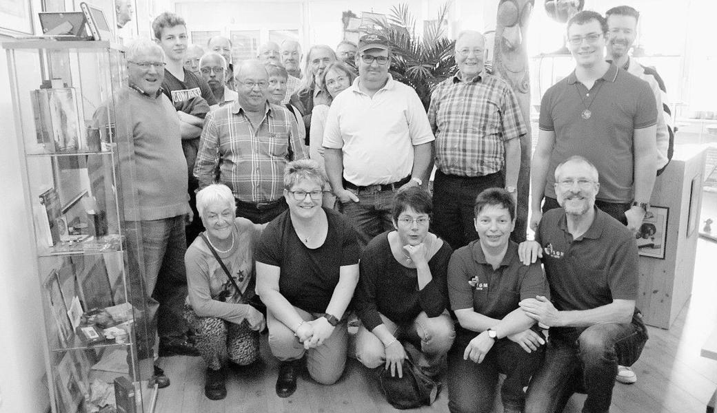 Gruppenbild im Museum. Bild: pd